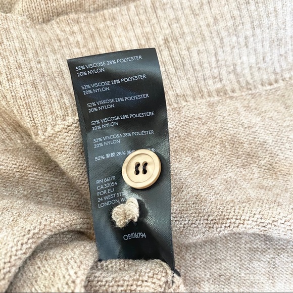 Anthropologie Brown Knit Cardigan Size S - Picture 7 of 8